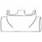 OV Design-Abdeckung f Multiblock T Eckform Edelstahl-Design