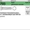 Gewindeschneidschraube DIN 7513 FormA Sechskant AM 5x12 Stahl galv.verz. 1000St. - VPE: 1000