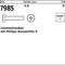 Linsenschraube DIN 7985 PH M8x 25-H 4.8 200 Stück - VPE: 200