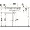 Duravit Möbelwaschtisch D-NEO m ÜL m HLB 1 Hahnloch 600x480mm weiß