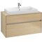 V&B Waschtischunterschrank COLLARO 100x54,8x50cm WT mttg m LED-B. No Oak