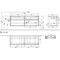 V&B Waschtischunterschrank COLLARO 1600x548x500mm m LED-B. Soft Grey