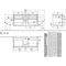 V&B Waschtischunterschrank COLLARO 120x54,8x50cm WT mttg m Bel Stone Oak