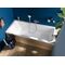 Badewanne Duravit No.1 1 Rückenschrägen weiß 1500x700mm