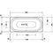 Duravit Whirlwanne Soleil by Starck 1800x800mm, weiß Air-System