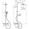 HG Showerpipe Vernis Blend 240 1 jet m Wannenthermostat mattschwarz