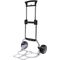 Transportkarre klappbar VA verchr.AluH.1120mm Schaufel-L420xB495mm Trgf.100kg