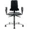 Arbeitsdrehstuhl Sintec 160 Gleiter+Rl.Integralschaum schwarz 450-600/490-640mm