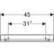 Geberit Wandablage iCon 450x55x130mm lava matt