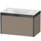 Duravit Waschtischunterbau XVIU 503x800x480mm m WT Viu Profil/Rahmen sw