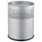 helit Papierkorb H2515799 26x31,5cm 15l rund Metall silber