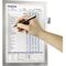 DURABLE Informationsrahmen 498923 DIN A4 magnetisch silber