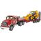 MACK Granite LKW , Tieflader +Bagger