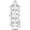 Flachbändersicherung L.140mm B.22mm S.3mm STA verz.im Btl.m.Schrauben