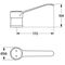 Grohe Metallhebelkopf chr