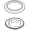 Grohe Grundplatte f Einloch-WT-/Bidetbatterien chr