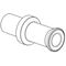 Grohe WC-Ablaufbogen 320mm, horizontal