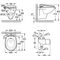 Grohe Dusch-WC-Aufsatz BAU KERAMIK 3-in-1 WC-Sitz m Deckel awe