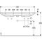 Geberit Waschtisch Light iCon 1200x480mm m 2 HL mit Überlauf weiß KT