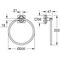 Grohe Handtuchring ALLURE d= 200mm co sun gebü