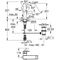 GROHE EH-WT-Batterie Allure Brilliant L-Size chrom