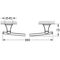 Grohe Badetuchhalter GRANDERA 600mm chrom/gold