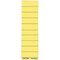 Leitz Beschriftungsschild 19010015 blanko 4zeilig gelb 100 St./Pack.
