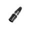 HICON XLR Stecker 3pol HI-X3CM-BLK