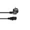 OMNITRONIC Kaltgeräte Netzkabel 3x1,0 5m sw