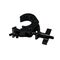EUROLITE TH-260S Quick-Lock Haken schwarz