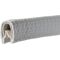 Kantenschutz Klemmber.1-2mm L.10m B.6,5mm H.9,5mm weiß-grau PROMAT - VPE: 10