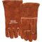 Schweißerhandschuhe Gr.XL (9,5) braun Rindspaltleder 5 PA - VPE: 5