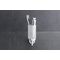 Duravit Glashalter STARCK T inkl. Glas weiß matt chrom
