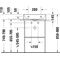 Duravit Waschtisch DURASQUARE o ÜL m HLB geschli 500x470mm 2 HL we WG