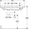 Geberit Waschtisch ACANTO 900x482mm Abl. re m HL m ÜL we KeraTect