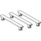 Geberit Duschwannenfuß-Set f Steinharz-Modelle 1100mm Höhe 90-210mm