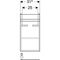 Geberit Unterschrank RENOVA PLAN 314x605x220mm f HWB Lack weiß hochglanz