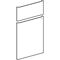 Geberit Schubl/Tür-Set RENOVA PLAN für Seitenschrank 700mm, BJ 2021 weiß