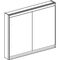 Geberit Spiegelschrank ONE mit ComfortLight, 2 Türen 1050x900mm