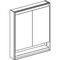 Geberit Spiegelschrank ONE m ComfortLight 2 Türen Nische 750x900mm