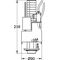 Grohe 2-Mengen-Ablaufventil f Wd-Einb-Spülkästen 6 l/3 l