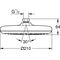 GROHE Kopfbrause Tempesta 210 d= 210mm chr