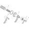 Abstellventil AXOR MONTREUX DN 15/DN 20, Unterputz brushed nickel