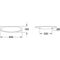 V&B Ablageplatte O.NOVO 600x165mm we C+