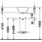 Duravit Aufsatzbecken STARCK 1 m ÜL o HLB o Hahnloch d= 330mm* weiß WG
