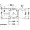 Duravit Aufsatzbecken STARCK 1 m ÜL o HLB d= 530mm geschli o HL weiß