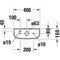 Duravit Spülkasten DARLING NEW 405x160mm, Anschluss unten links weiß WG