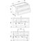 Keuco Waschtischunterbau EDITION 11 1400x700x535mm m LED-I-Bel sw sdm