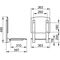 Keuco Klappsitz PLAN CARE Sitzfläche 363mm vc/we