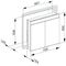 Keuco Spiegelschrank EDITION 400 710x650x154mm Wdeinb 4000 K si-gb-e. A++